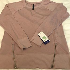 Women's Gaiam Lotus Crewneck Sweatshirt Violet Ice